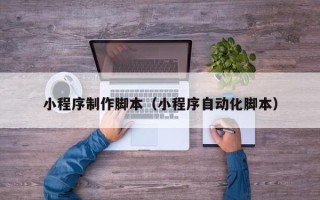 海北小程序制作脚本（小程序自动化脚本）